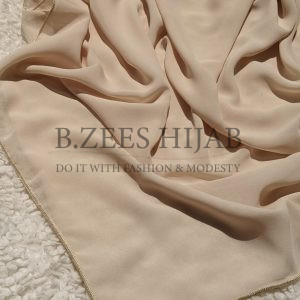 Chiffon Georgette_ Cream