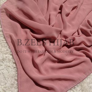 Chiffon Georgette_ Flamingo Pink