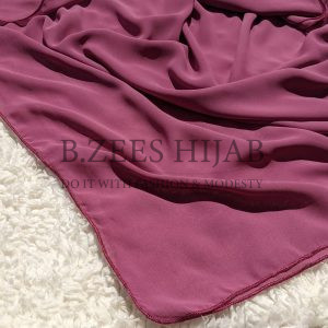 Chiffon Georgette_ Plum