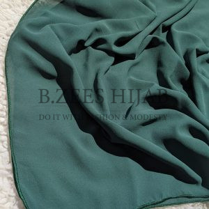 Chiffon Georgette_ Dark Green