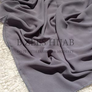 Chiffon Georgette_ Dark Gray