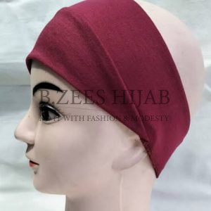 Half Head Cap _ Maroon