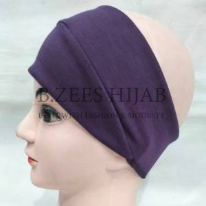 Half Head Cap _Dark Purple